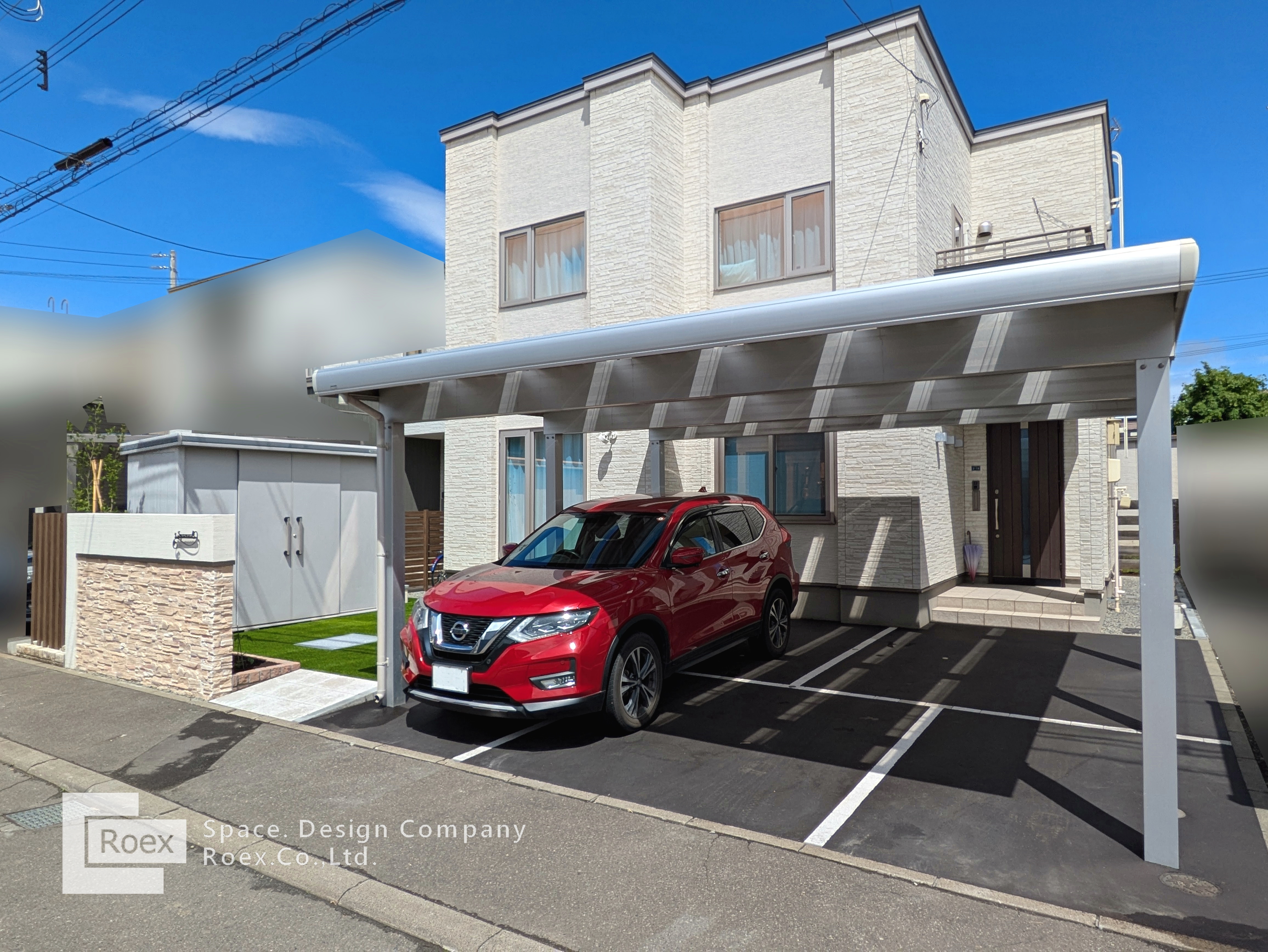 札幌市 デザイン門柱