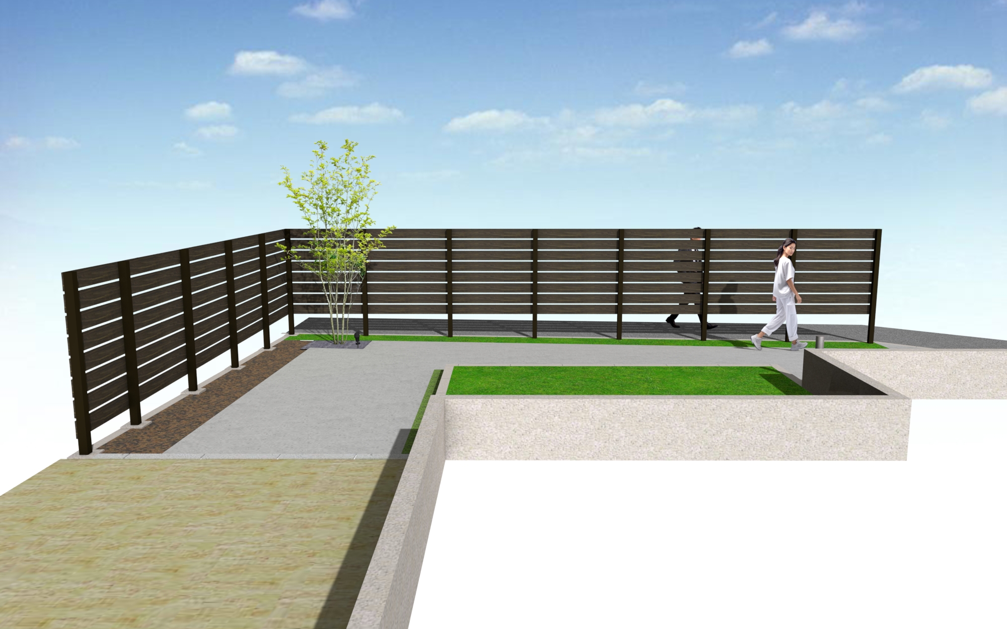 札幌 目隠しフェンス