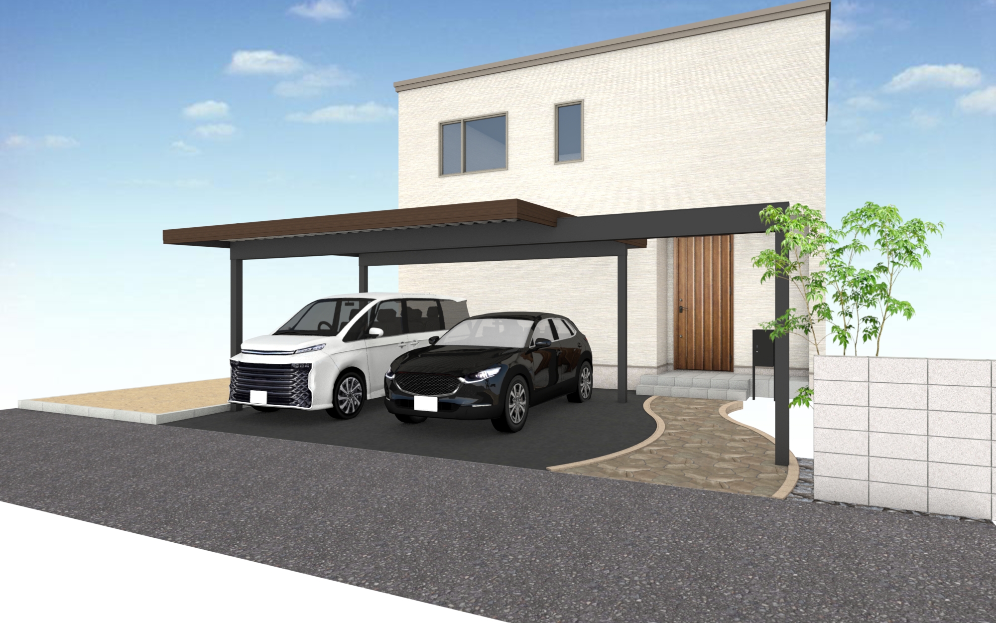 江別市　カーポート